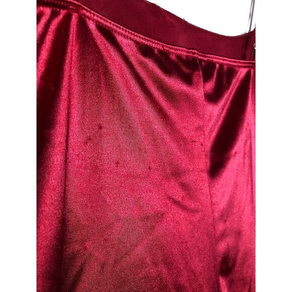 Lulus Cutout On The Town Dress Satin Cutout Front Slip Bodycon Mini Red Medium - Picture 10 of 14